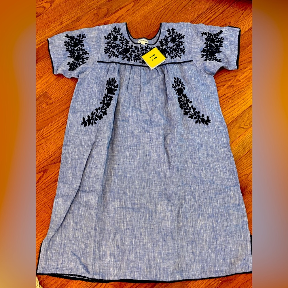 Roller Rabbit Vivian Dress Blue Small